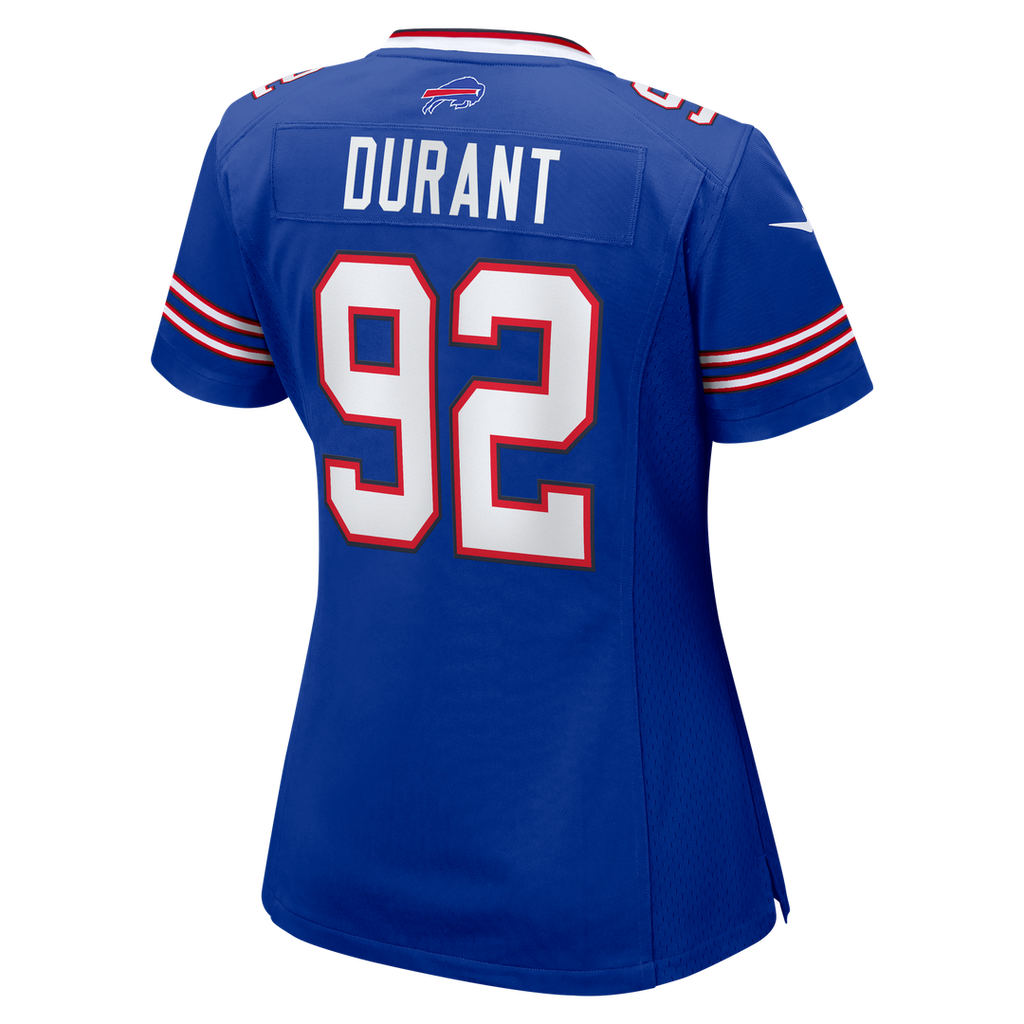 Women's Nike Buffalo Bills Zane Durant Royal Team Game NFL Jersey
