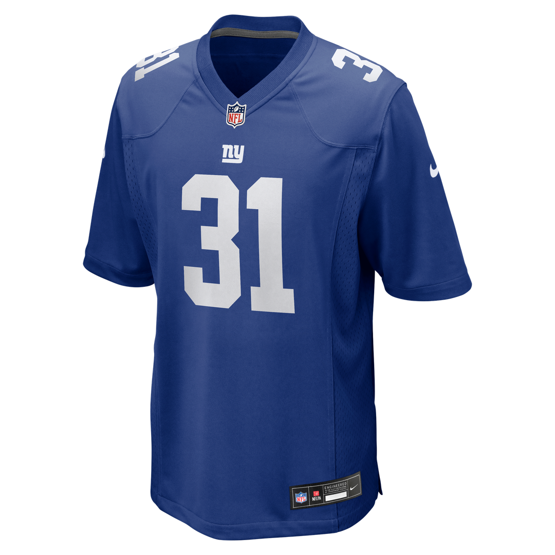 Men's Nike New York Giants Matt Breida Royal Game NFL Jersey