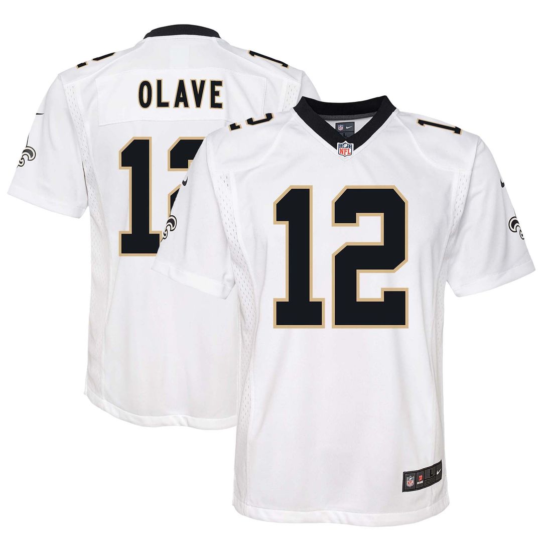 Youth Nike New Orleans Saints Chris Olave Gold Gameday Golds Alternate Game Player NFL Jersey