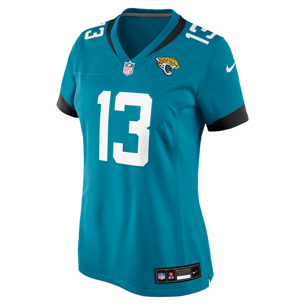 Women's Nike Jacksonville Jaguars Tim Jones Teal Team Game NFL Jersey