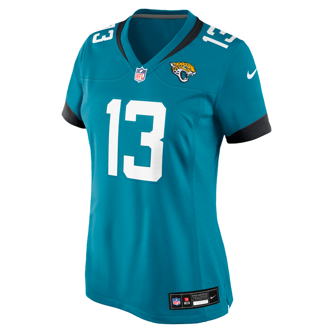 Women's Nike Jacksonville Jaguars Tim Jones Teal Team Game NFL Jersey