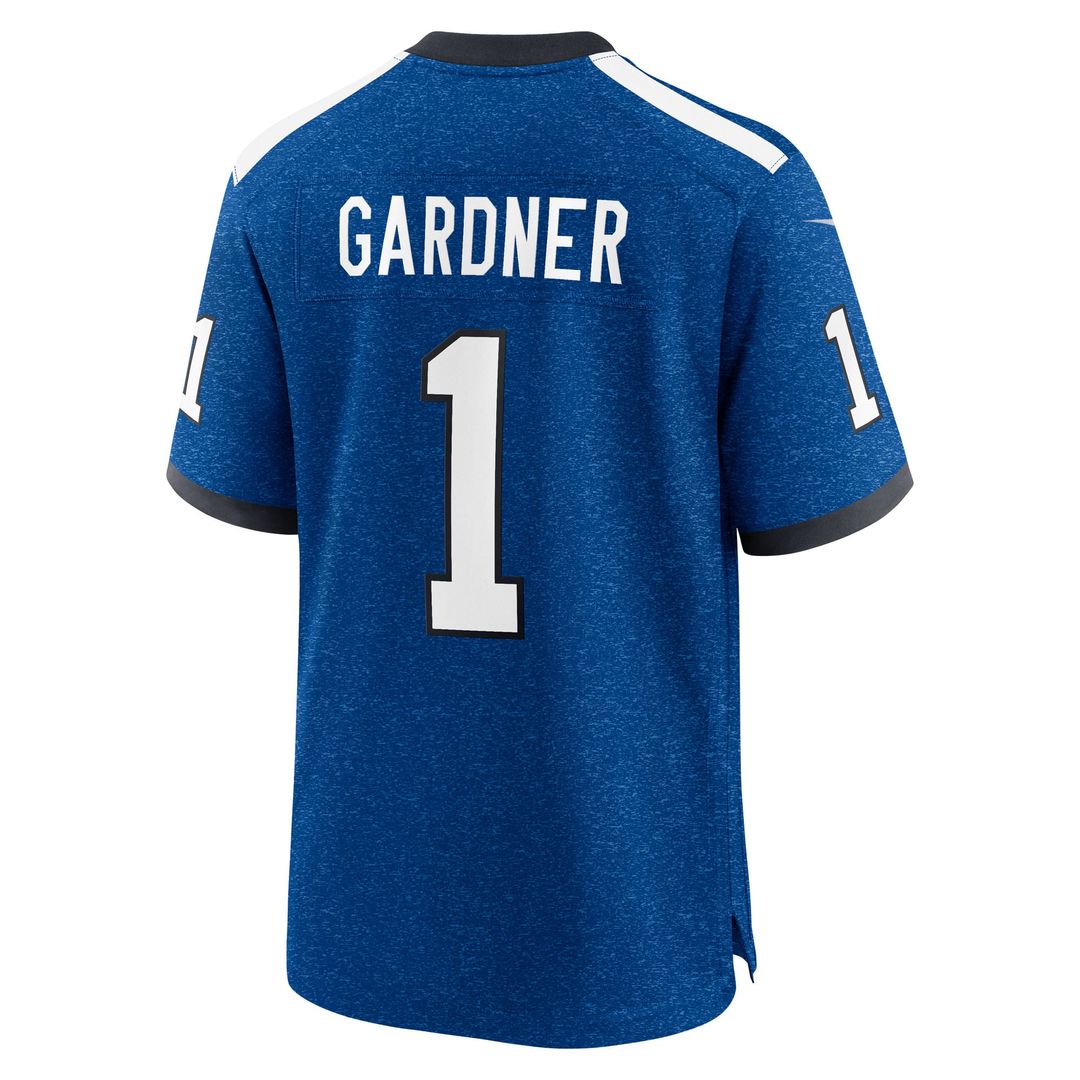 Men's Nike Indianapolis Colts Ahmad Sauce Gardner Royal Team Game NFL Jersey