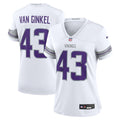Women's Nike Minnesota Vikings Andrew Van Ginkel White Alternate Game NFL Jersey