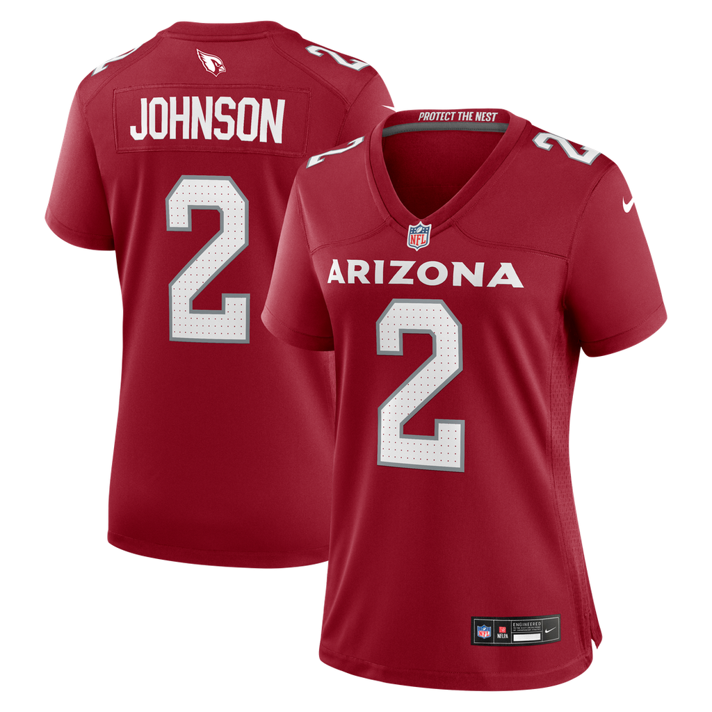 Women's Nike Arizona Cardinals Will Johnson Cardinal Team Game NFL Jersey