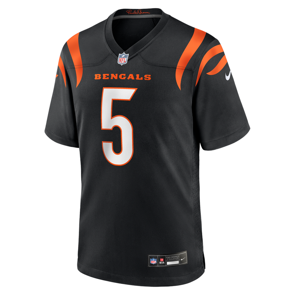 Men's Nike Cincinnati Bengals Tee Higgins Orange Alternate Game NFL Jersey