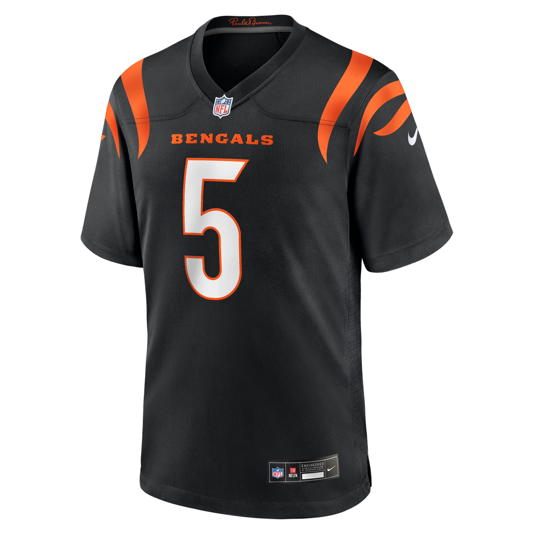 Men's Nike Cincinnati Bengals Tee Higgins Orange Alternate Game NFL Jersey