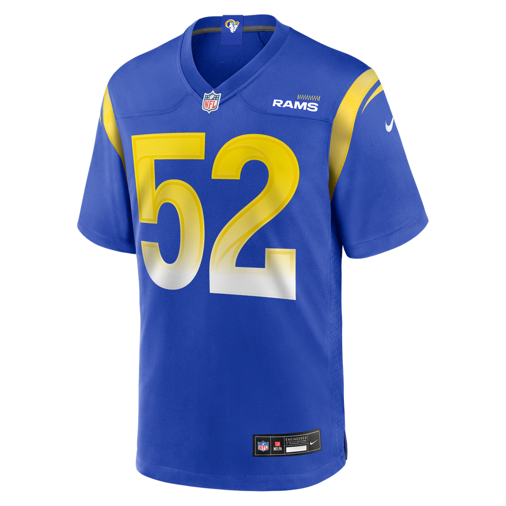 Men's Nike Los Angeles Rams Larrell Murchison Royal Team Game NFL Jersey