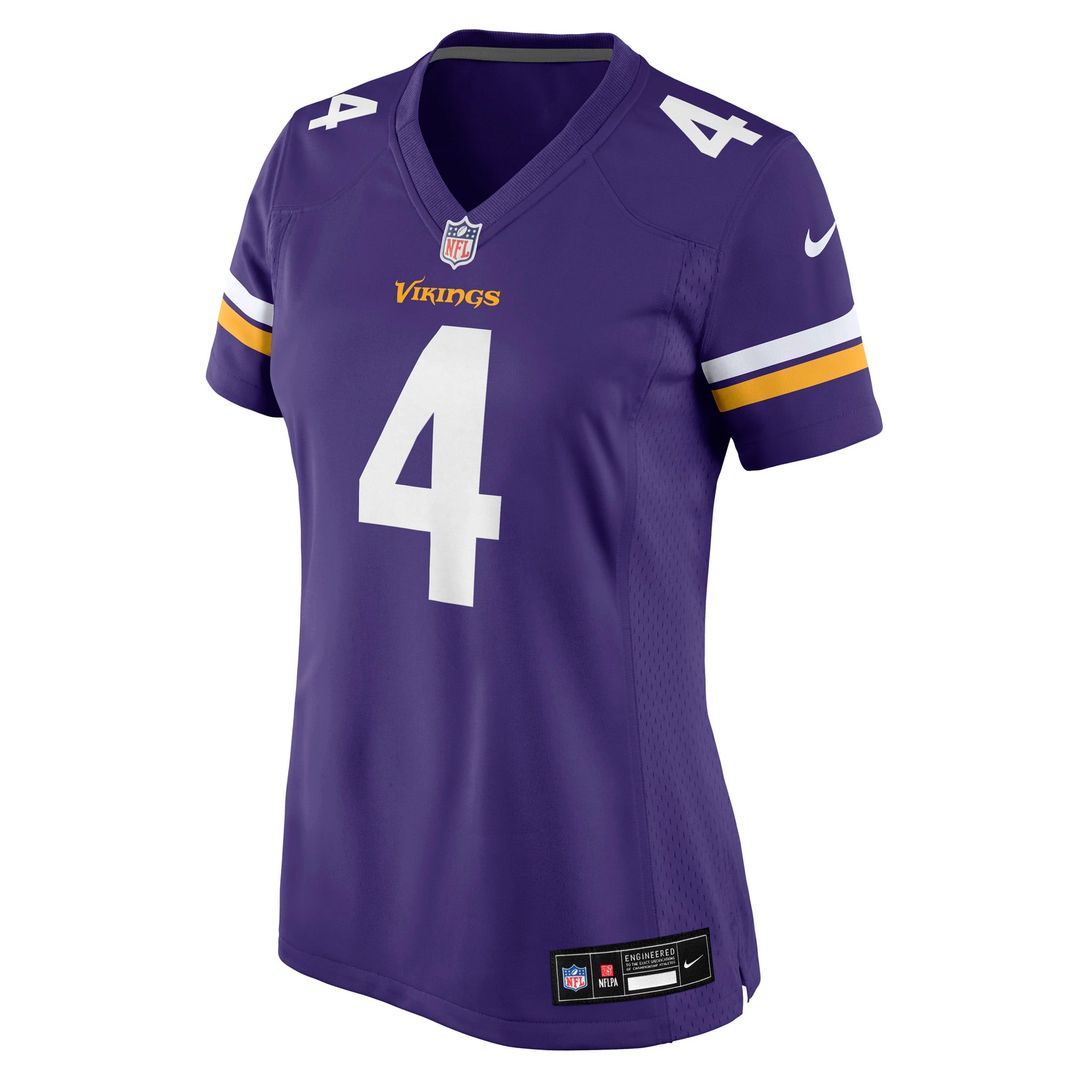 Women's Nike Minnesota Vikings Myles Price Purple Team Game NFL Jersey