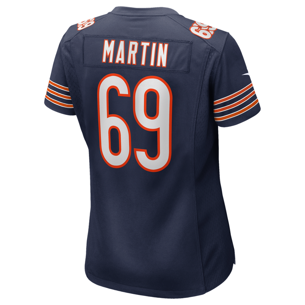Women's Nike Chicago Bears Jeremiah Martin Navy Team Game NFL Jersey