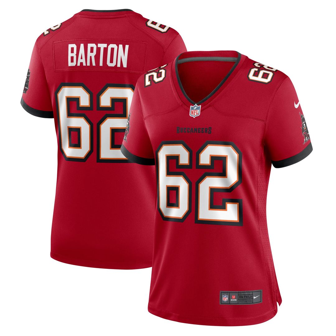 Women's Nike Tampa Bay Buccaneers Graham Barton Red Game NFL Jersey