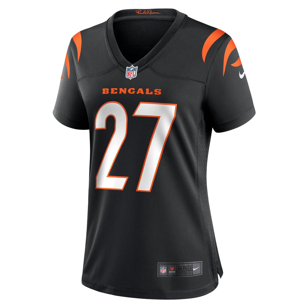 Women's Nike Cincinnati Bengals Jordan Battle Black Team Game NFL Jersey