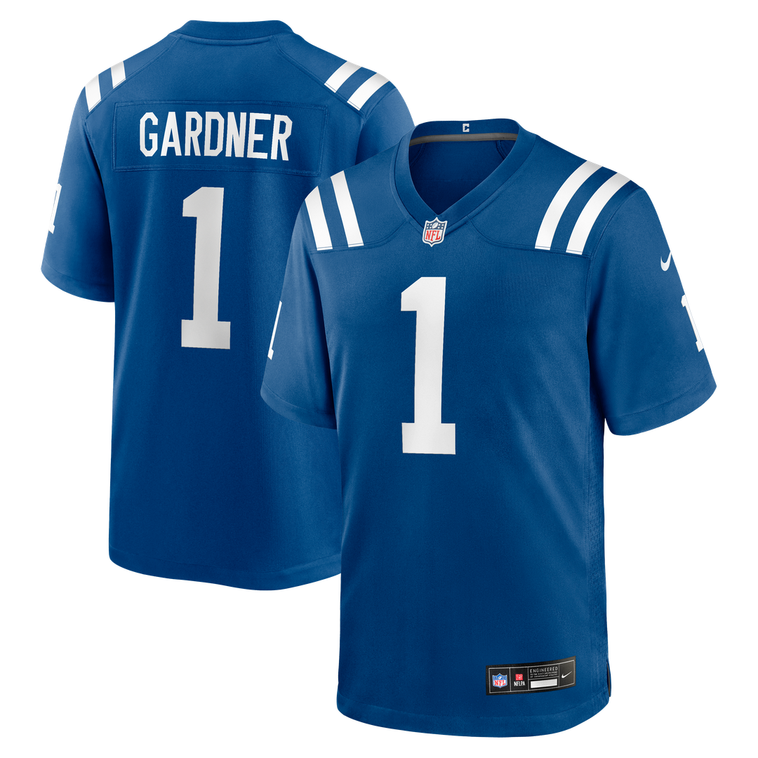 Men's Nike Indianapolis Colts Ahmad Sauce Gardner Royal Team Game NFL Jersey