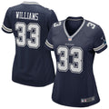 Women's Nike Dallas Cowboys Javonte Williams Navy Team Game NFL Jersey