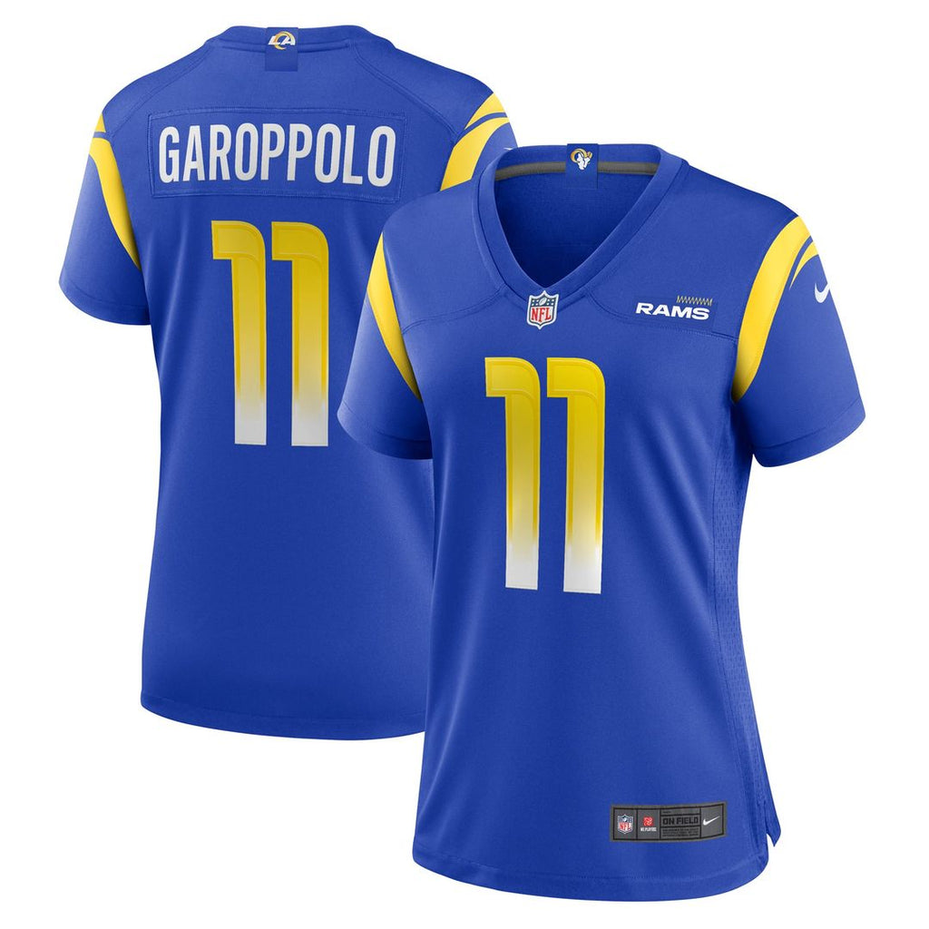 Women's Nike Los Angeles Rams Jimmy Garoppolo Royal Team Game NFL Jersey