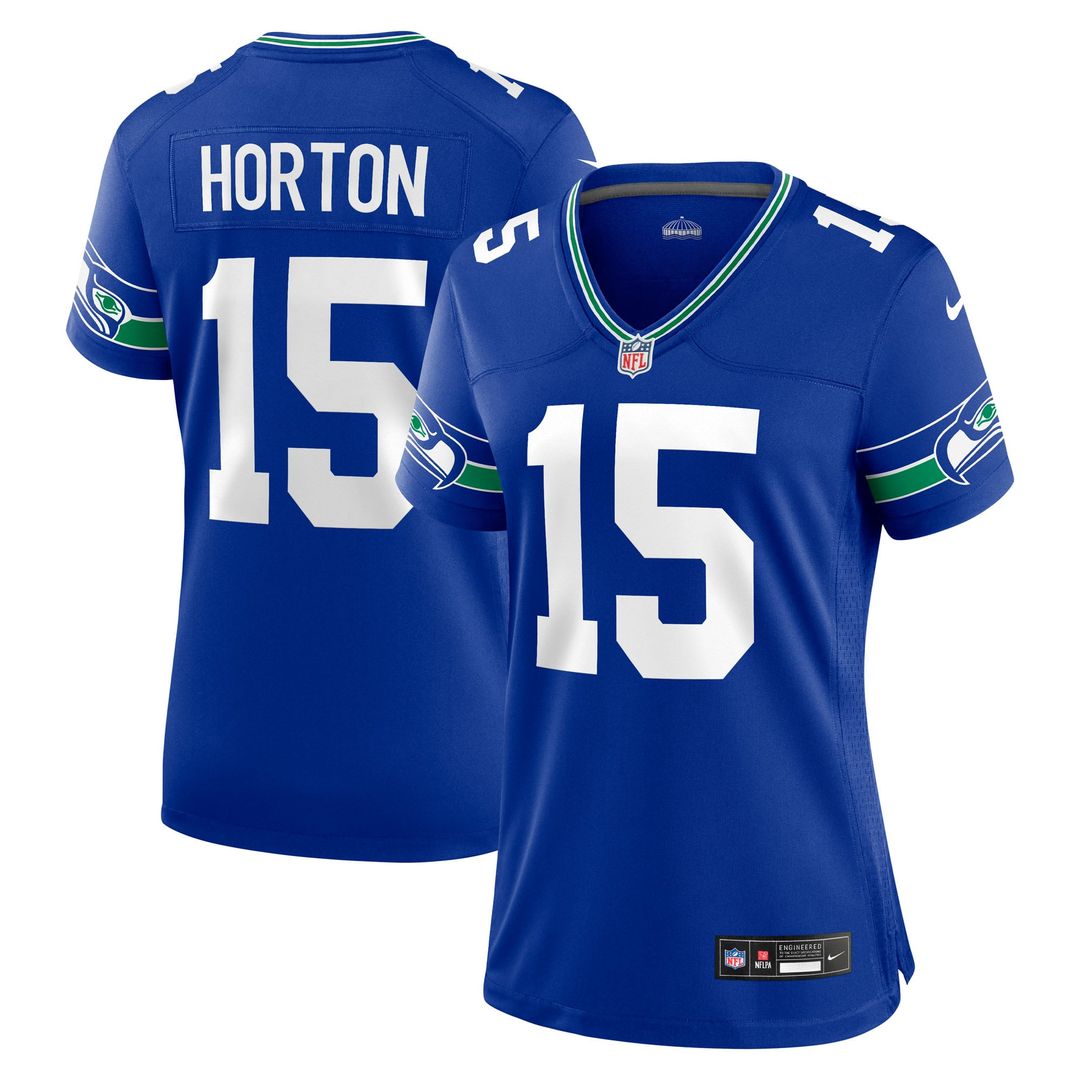 Women's Nike Seattle Seahawks Tory Horton Royal Alternate Game NFL Jersey