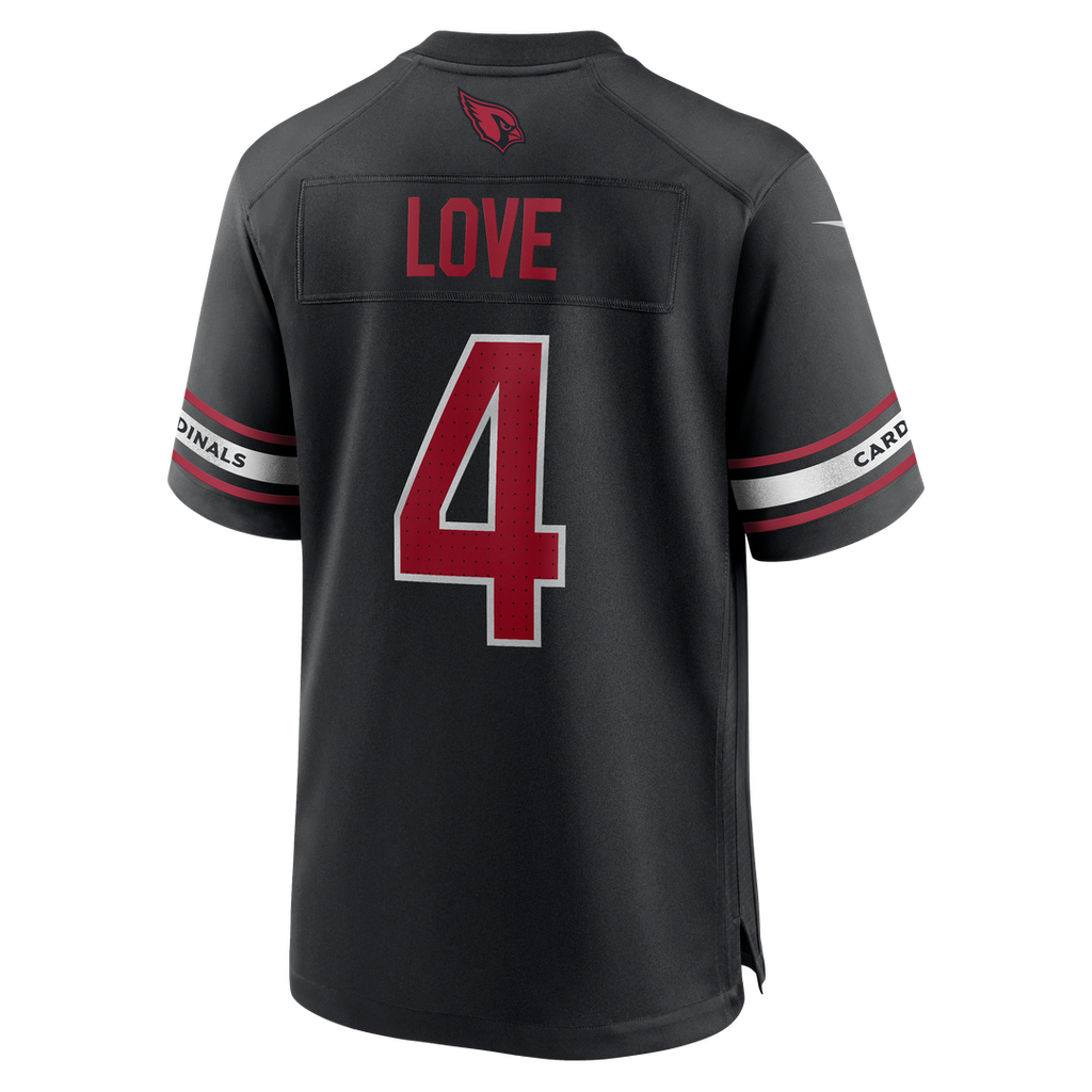 Men's Nike Arizona Cardinals Jeremiyah Love Cardinal 2026 NFL Draft First Round Pick No. 3 Team Game NFL Jersey