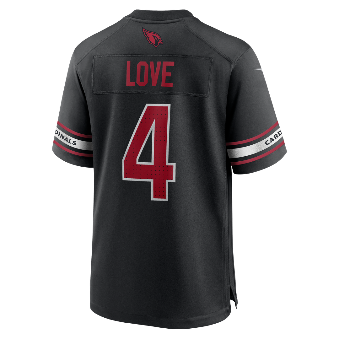 Men's Nike Arizona Cardinals Jeremiyah Love Cardinal 2026 NFL Draft First Round Pick No. 3 Team Game NFL Jersey