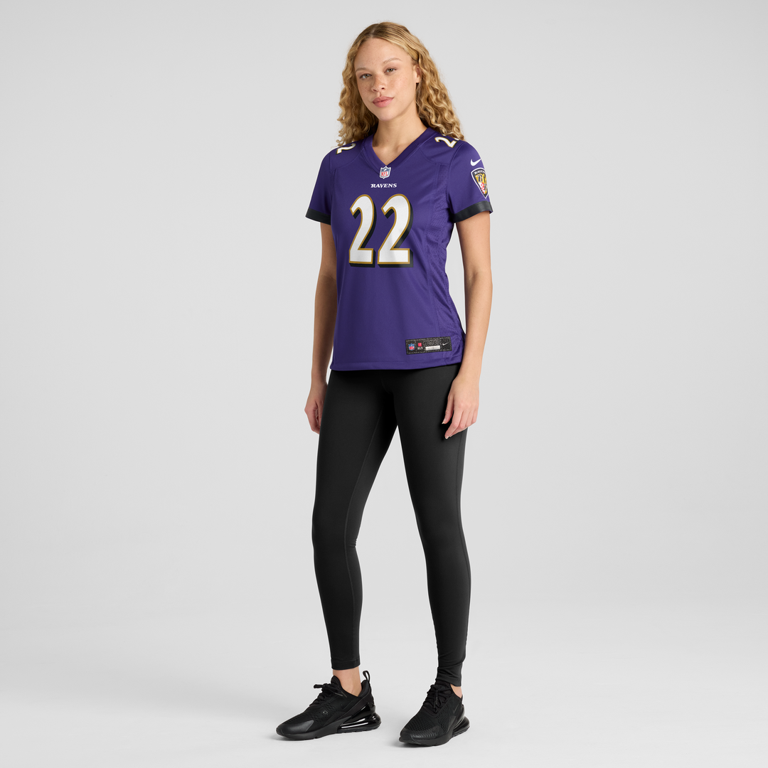 Women's Nike Baltimore Ravens Derrick Henry Purple Game Player NFL Jersey