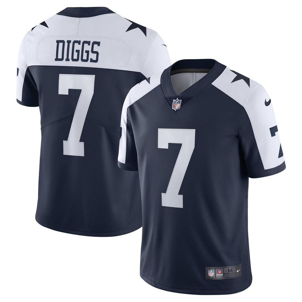 Men's Nike Dallas Cowboys Trevon Diggs Navy Alternate Vapor Limited NFL Jersey