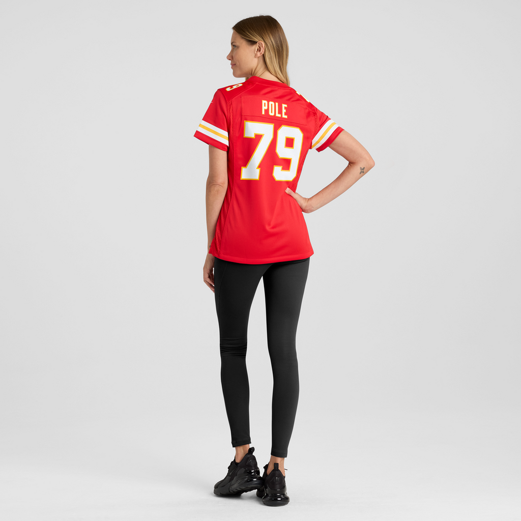 Women's Nike Kansas City Chiefs Esa Pole Red Team Game NFL Jersey
