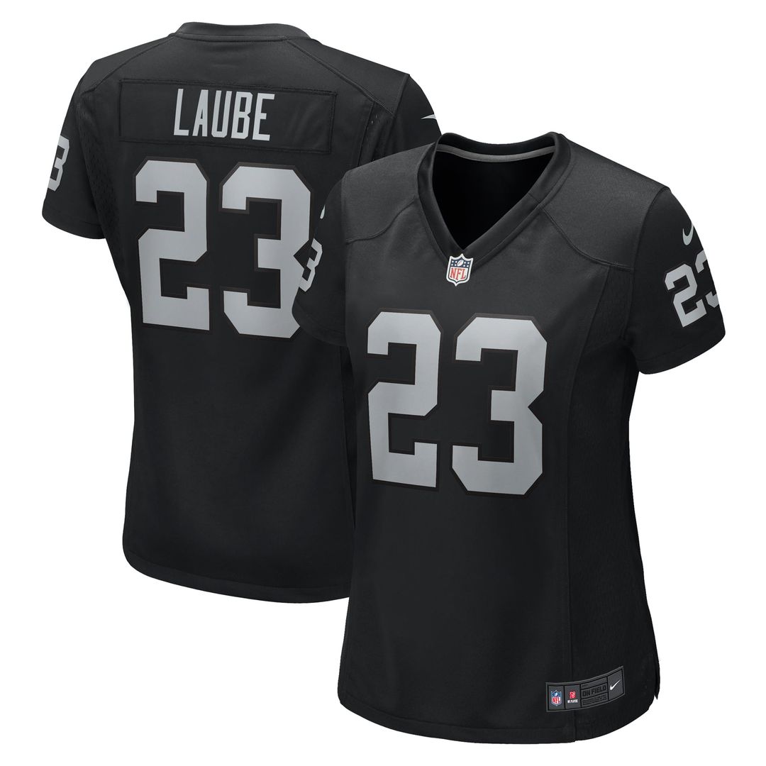 Women's Nike Las Vegas Raiders Dylan Laube Black Game NFL Jersey