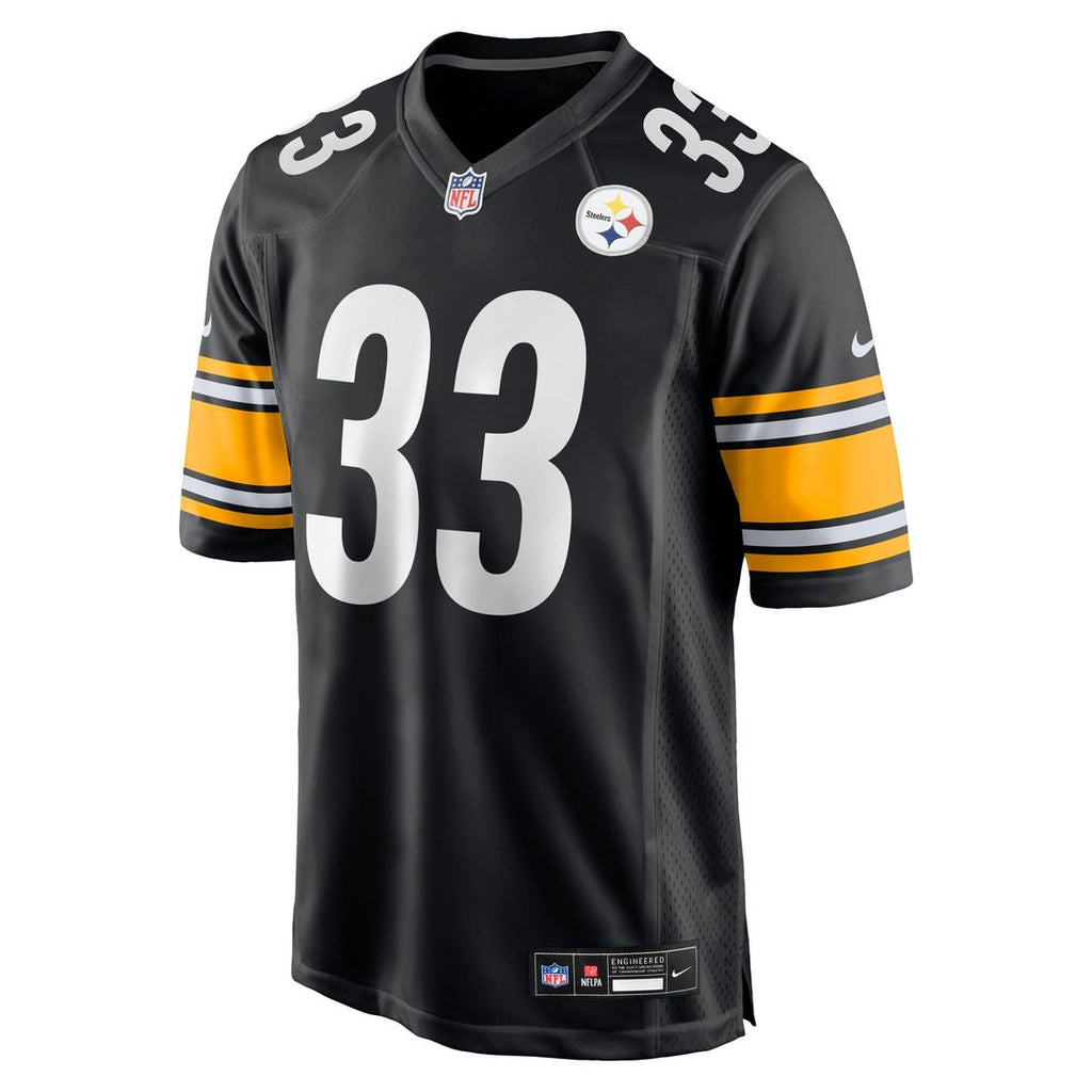 Men's Nike Pittsburgh Steelers Jack Sawyer Black Team Game NFL Jersey