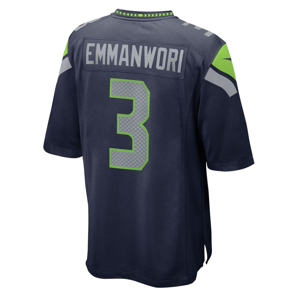 Men's Nike Seattle Seahawks Nick Emmanwori College Navy Team Game NFL Jersey