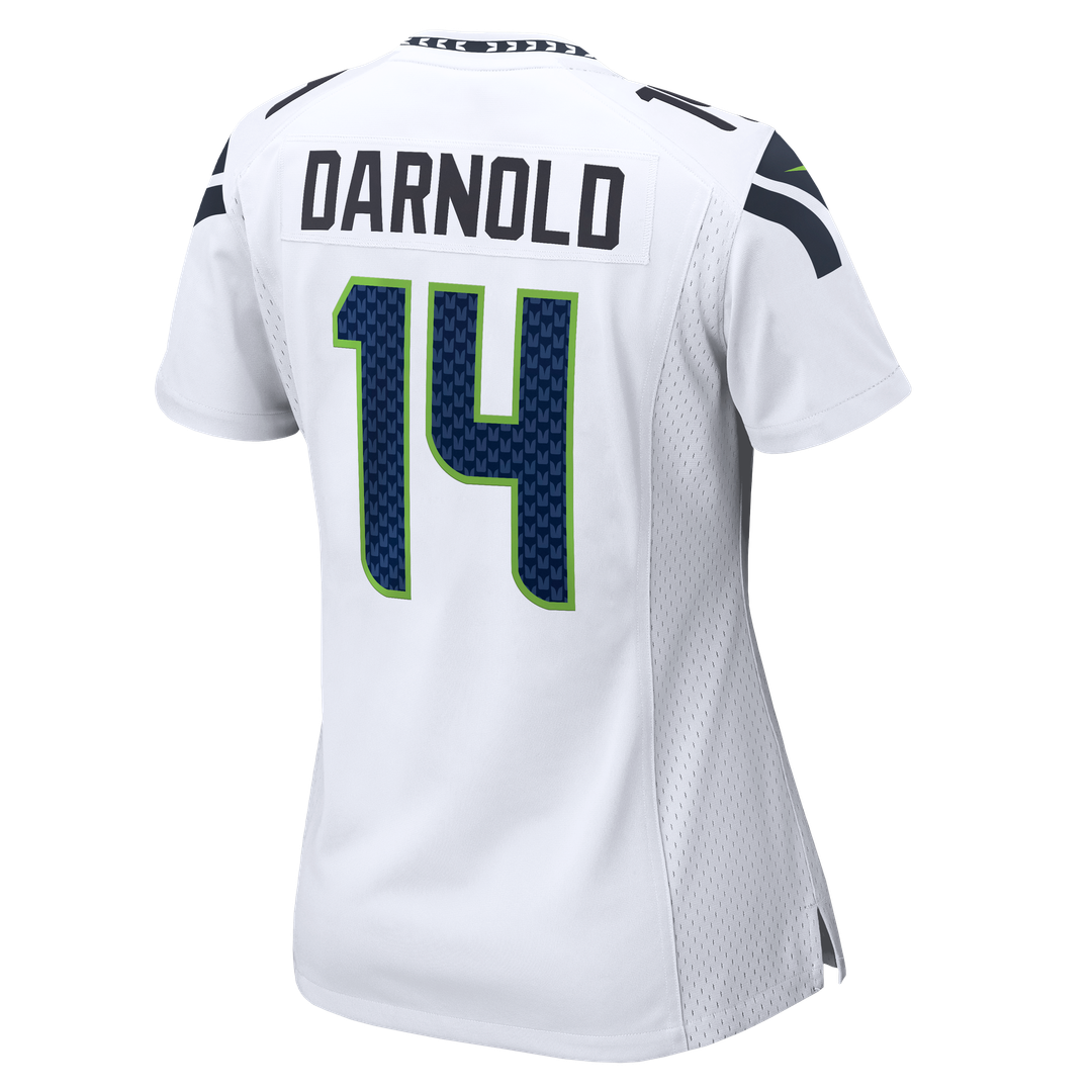 Women's Nike Seattle Seahawks Sam Darnold White Game NFL Jersey