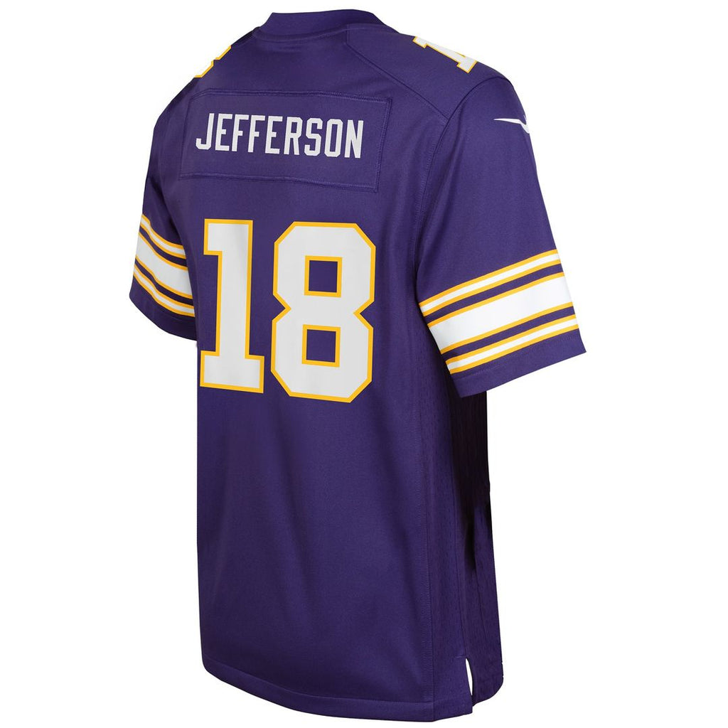 Youth Nike Minnesota Vikings Justin Jefferson White Game NFL Jersey
