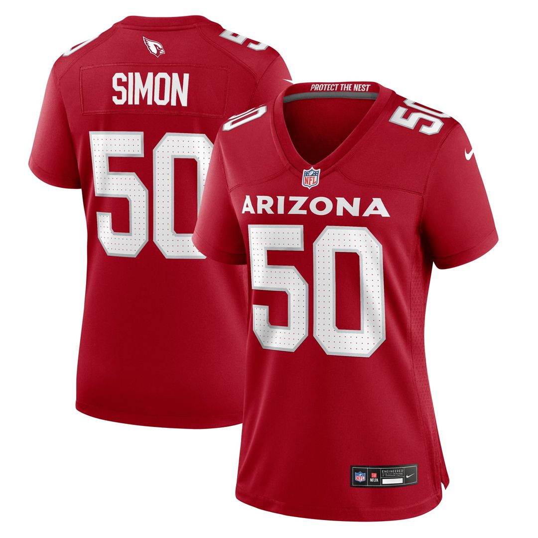 Women's Nike Arizona Cardinals Cody Simon Cardinal Team Game NFL Jersey