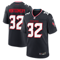 Men's Nike Houston Texans David Montgomery Navy Game NFL Jersey