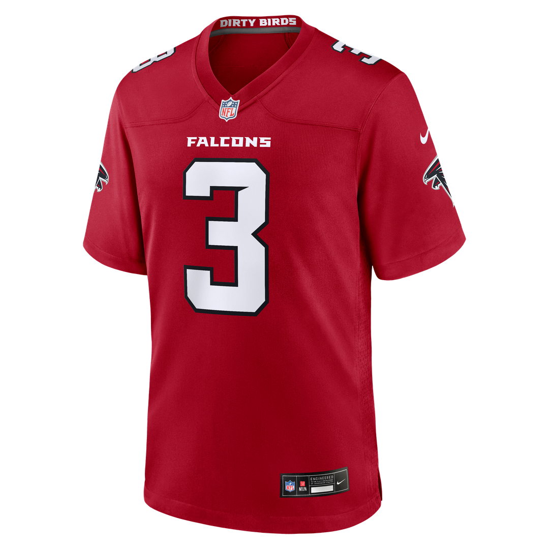 Men's Nike Atlanta Falcons Jessie Bates III Red Game NFL Jersey