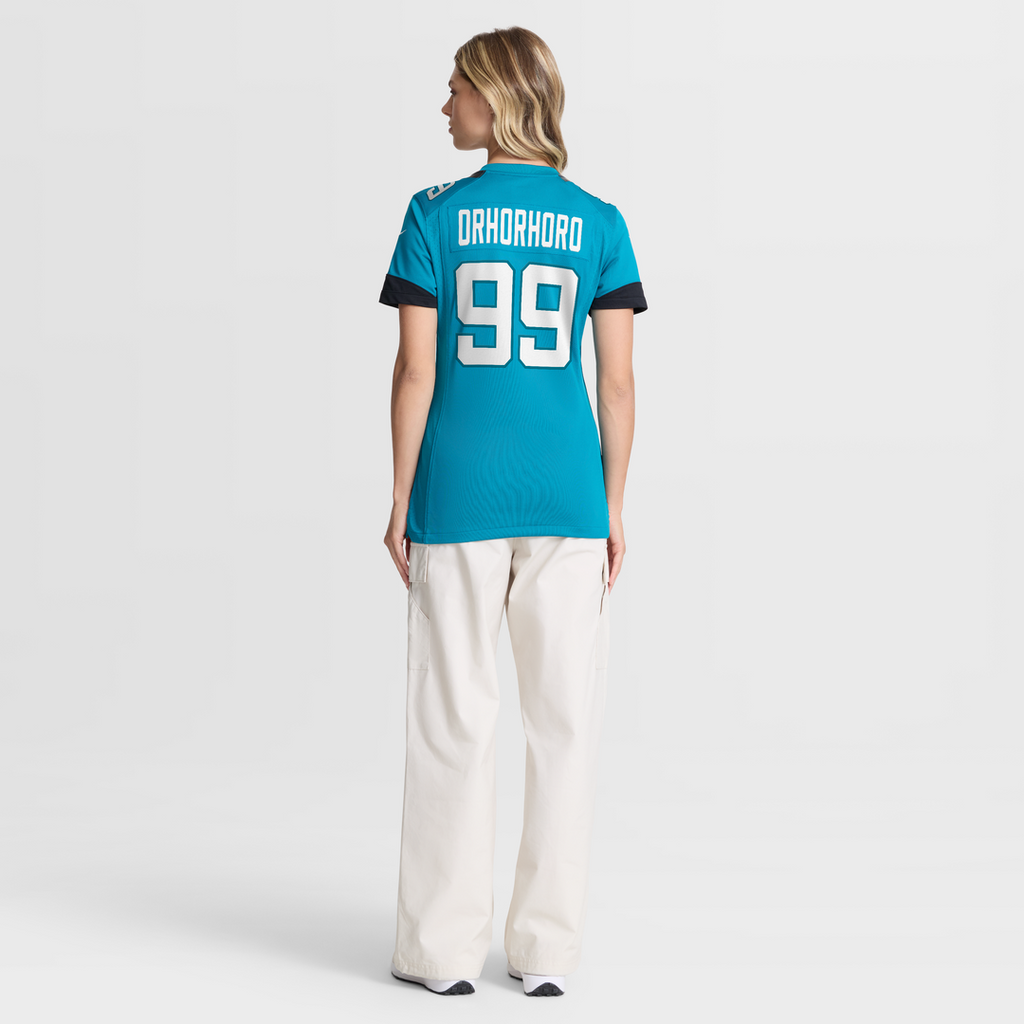 Women's Nike Jacksonville Jaguars Ruke Orhorhoro Teal Team Game NFL Jersey