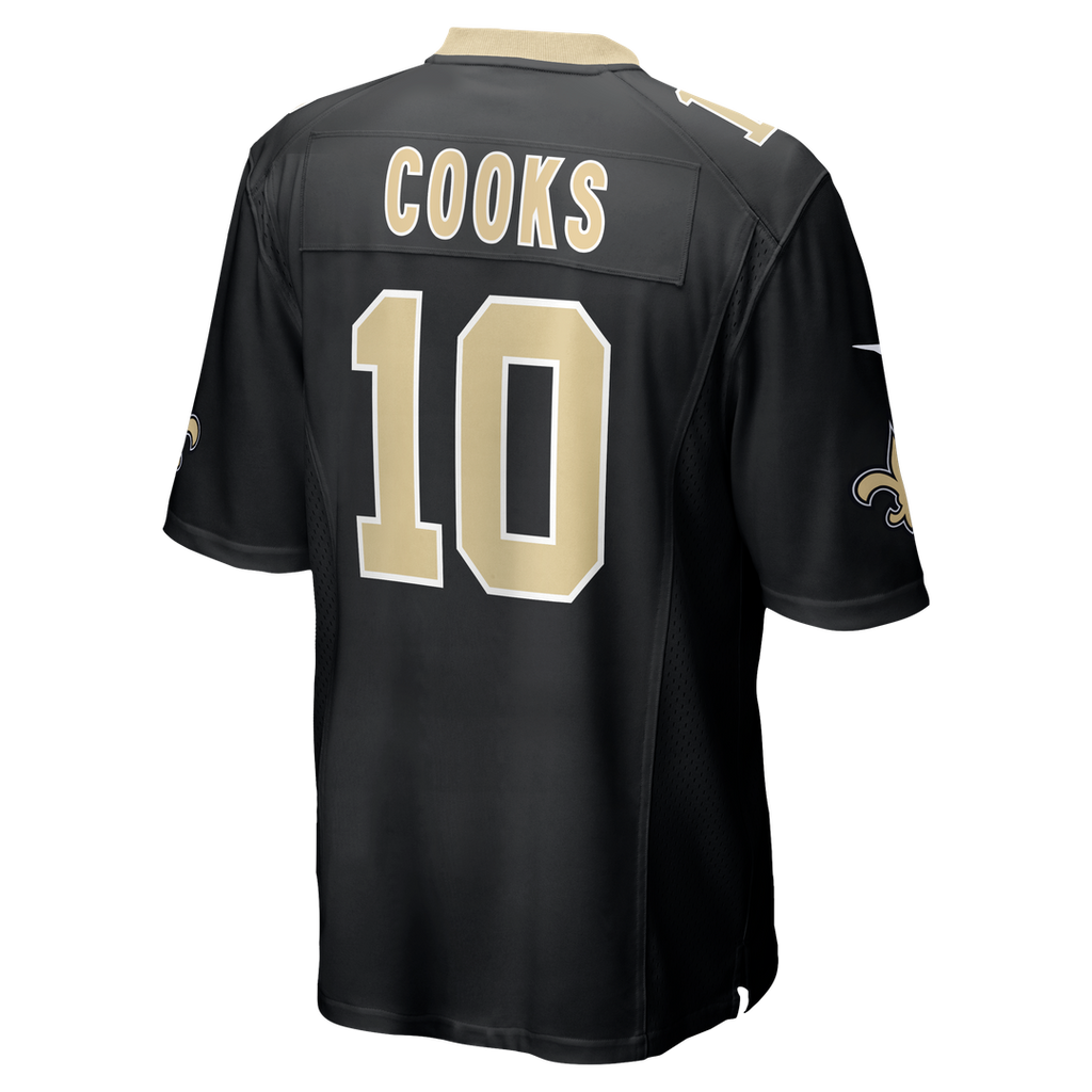 Men's Nike New Orleans Saints Brandin Cooks Black Team Game NFL Jersey