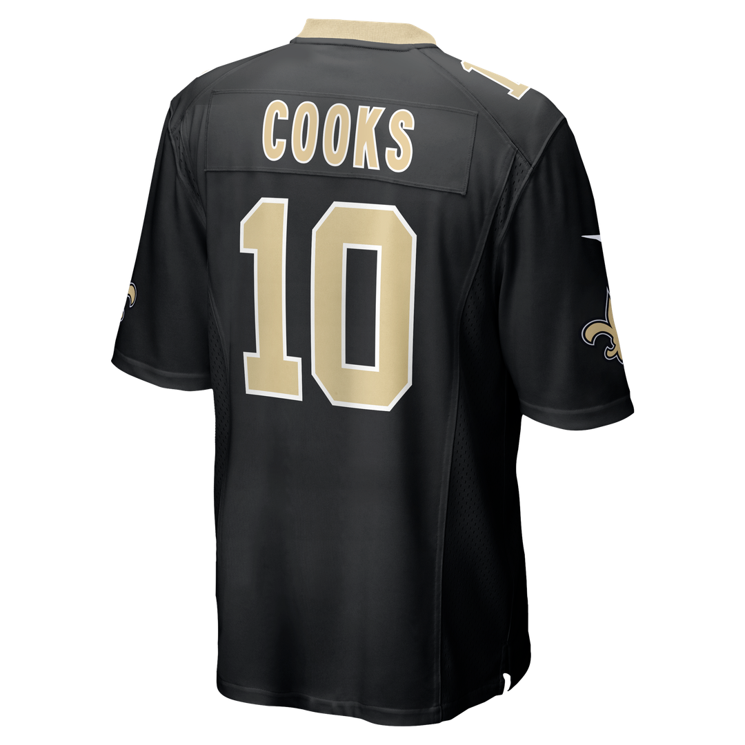 Men's Nike New Orleans Saints Brandin Cooks Black Team Game NFL Jersey