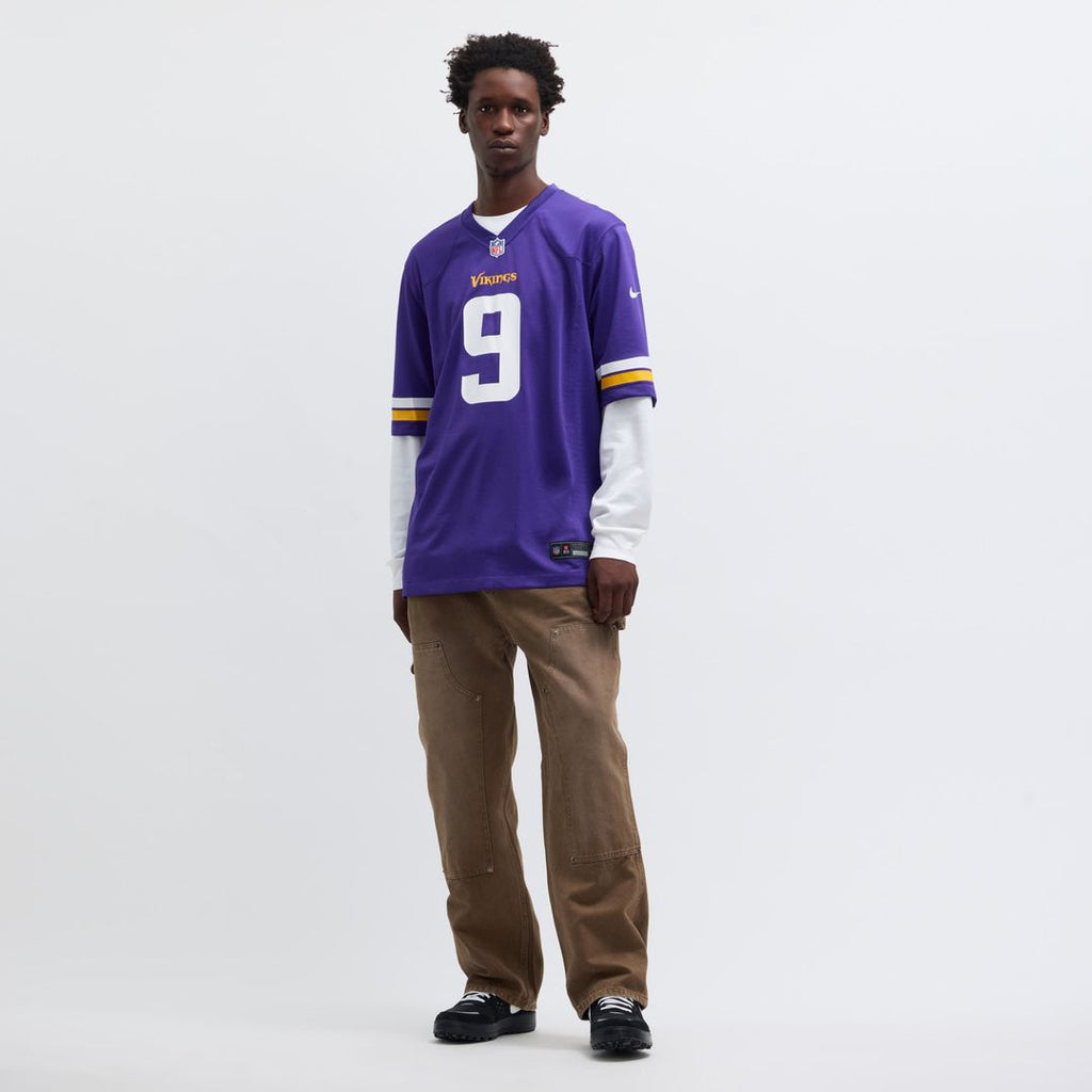 Men's Nike Minnesota Vikings J.J. McCarthy White Alternate Game Player NFL Jersey