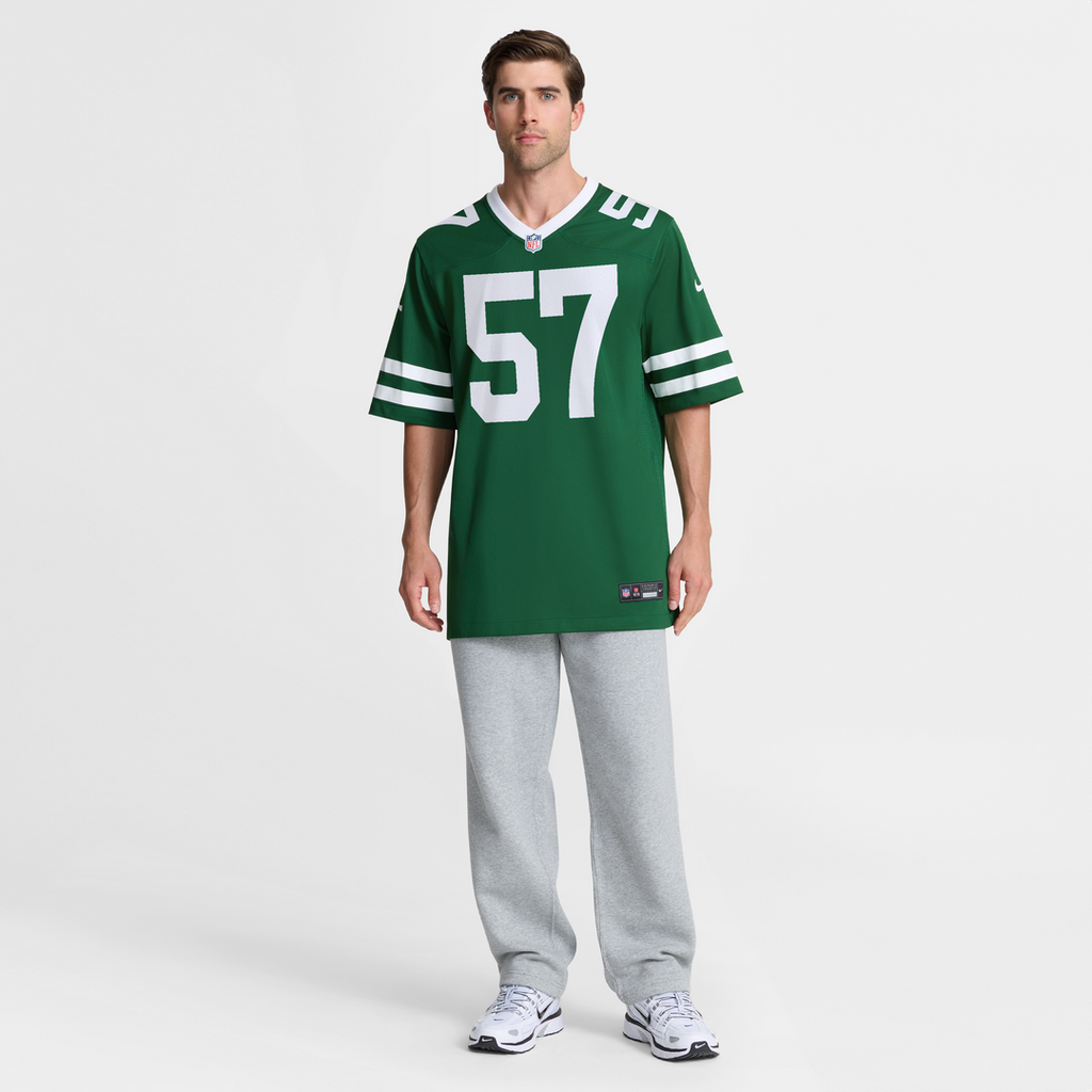 Men's Nike New York Jets C.J. Mosley Legacy Green Team Game NFL Jersey