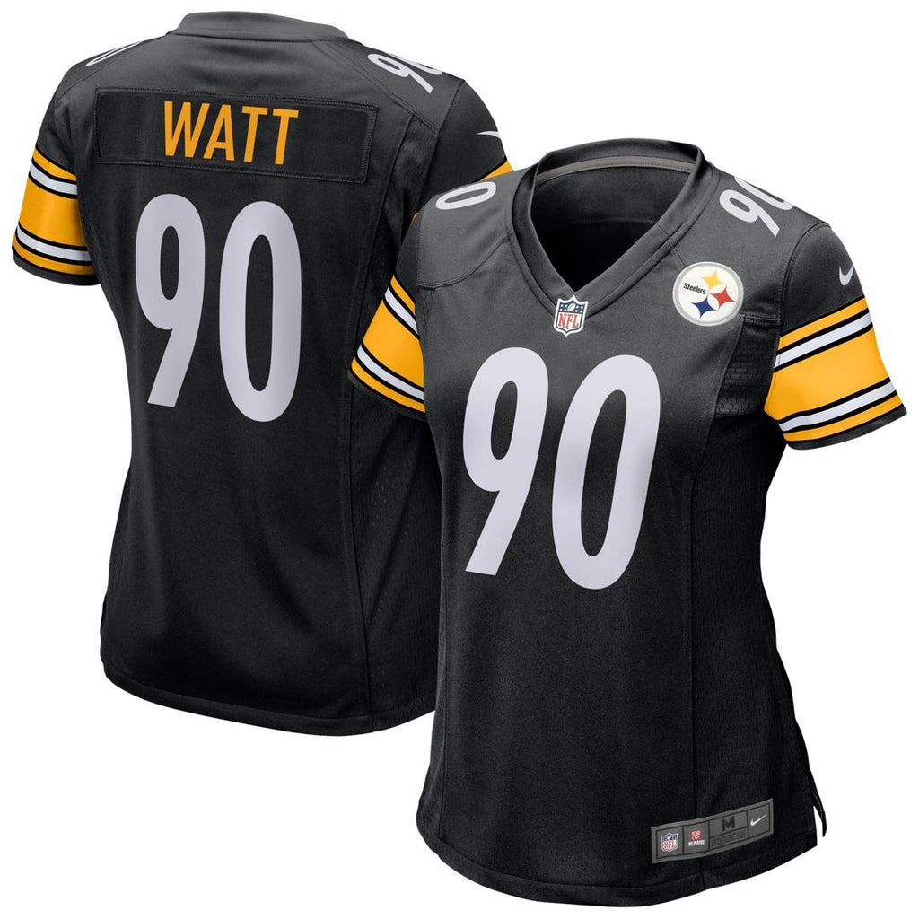 Women's Nike Pittsburgh Steelers T.J. Watt Black Game NFL Jersey