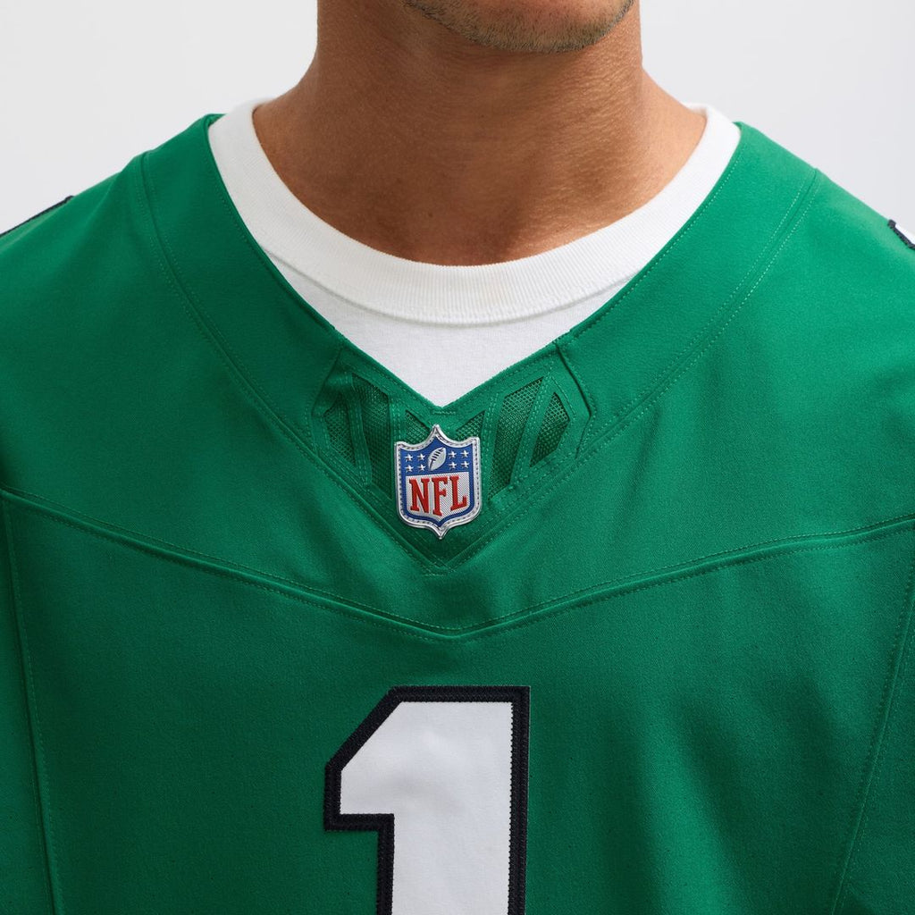 Men's Nike Philadelphia Eagles Jalen Hurts Kelly Green 2nd Alternate Vapor F.U.S.E. Elite NFL Jersey