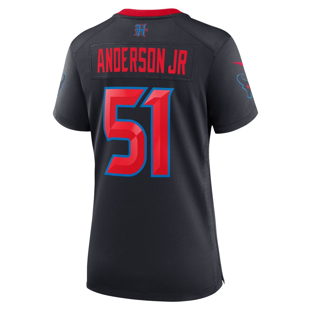 Women's Nike Houston Texans Will Anderson Jr. Navy 2nd Alternate Game NFL Jersey