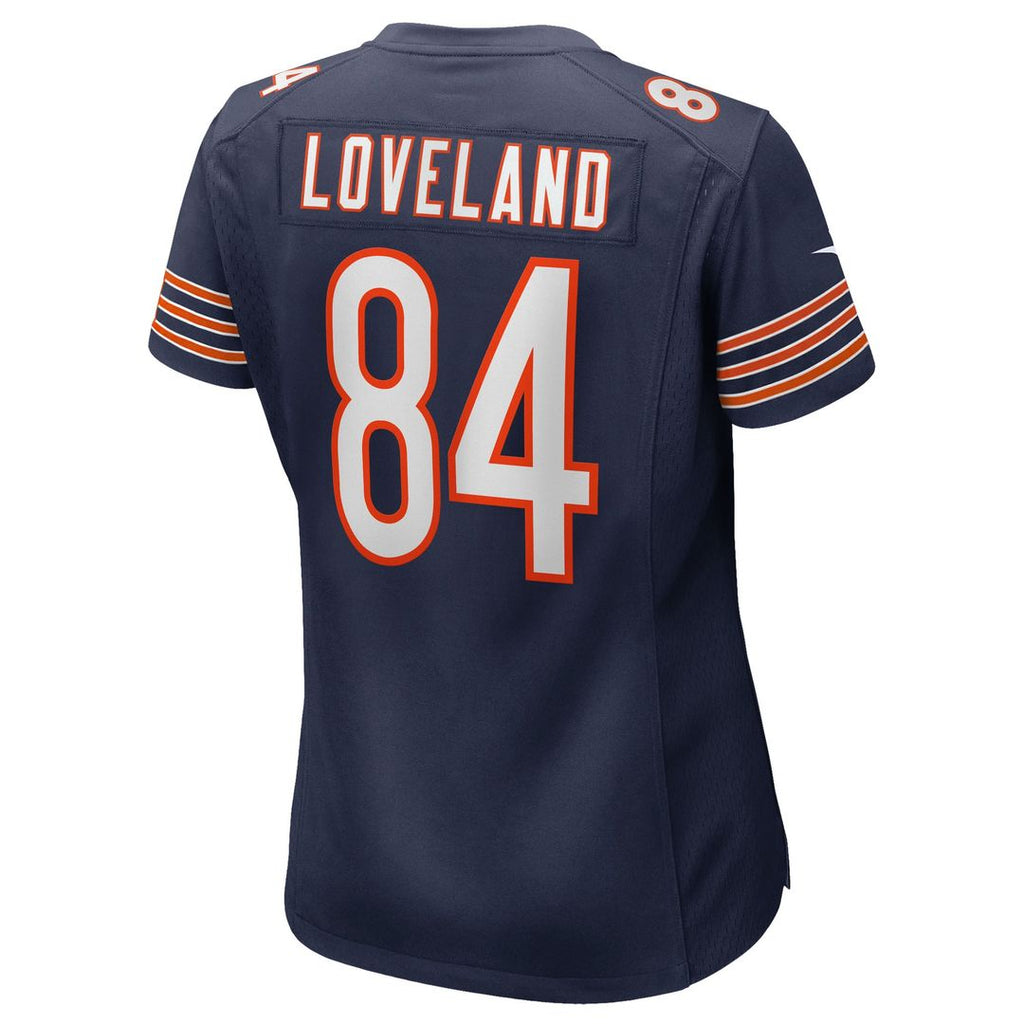 Women's Nike Chicago Bears Colston Loveland Navy Team Game NFL Jersey
