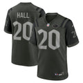 Men's Nike New York Jets Breece Hall Gotham Green 2025 Rivalries Collection Game NFL Jersey