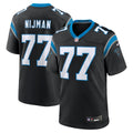Men's Nike Carolina Panthers Yosh Nijman Black Game NFL Jersey