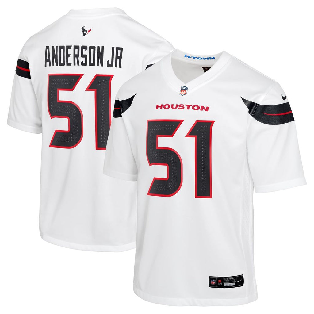 Youth Nike Houston Texans Will Anderson Jr. White Game NFL Jersey