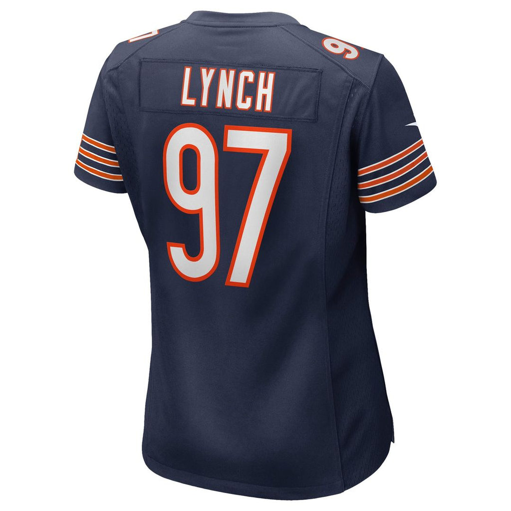 Women's Nike Chicago Bears James Lynch Navy Team Game NFL Jersey
