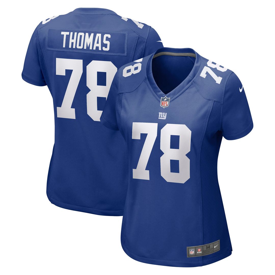 Women's Nike New York Giants Andrew Thomas Royal Game NFL Jersey