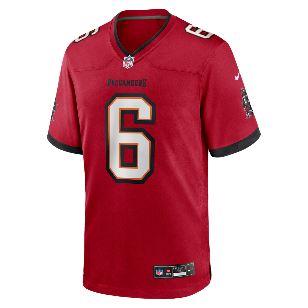 Men's Nike Tampa Bay Buccaneers Baker Mayfield White Away Game NFL Jersey