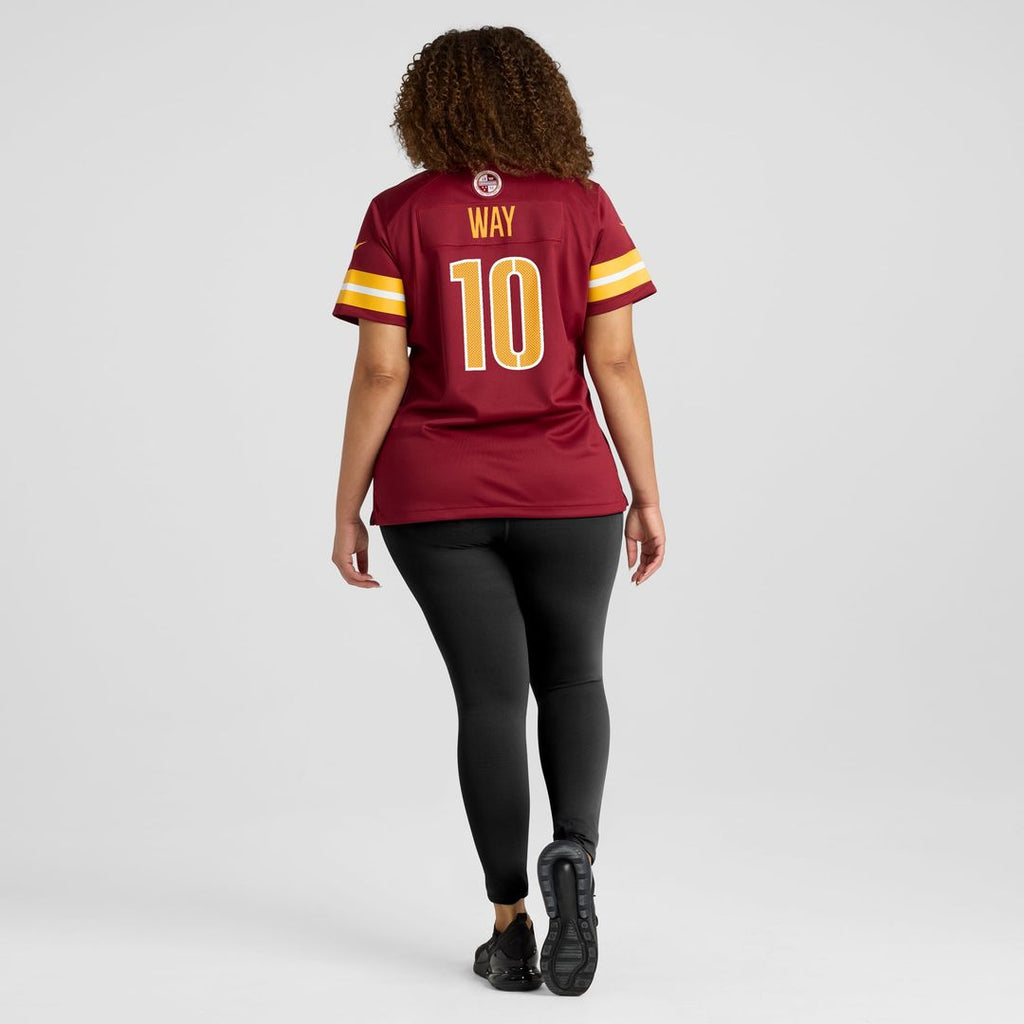 Women's Nike Washington Commanders Tress Way Burgundy Team Game NFL Jersey