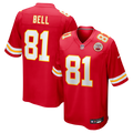 Men's Nike Kansas City Chiefs Blake Bell Red Game Player NFL Jersey