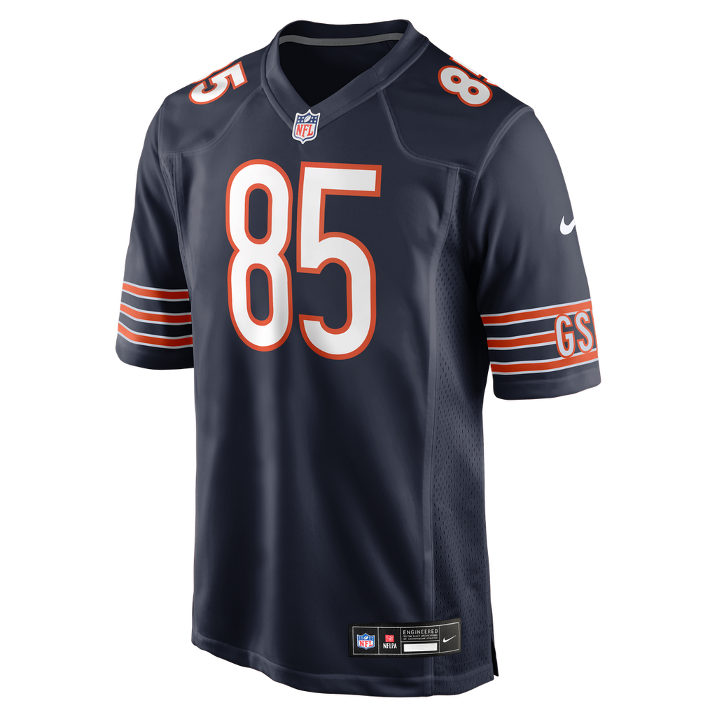 Men's Nike Chicago Bears Cole Kmet Navy Player Game NFL Jersey